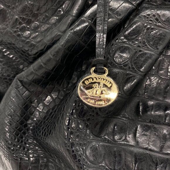 Brahmin Renata Croco Leather Tote Bag New - Picture 5 of 16